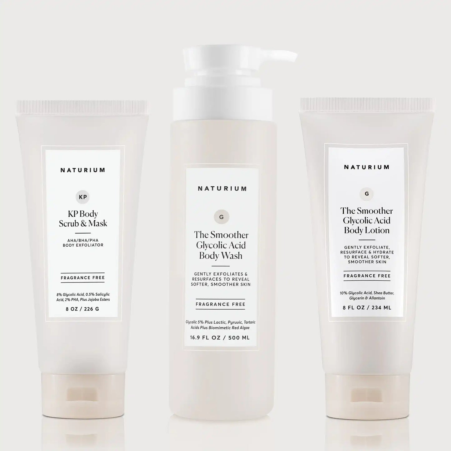 the-glycolic-acid-body-bundle-g5 NATR_KPScrub_SmootherBodyWash_SmootherLotion_Bundle_ecomm.webp
